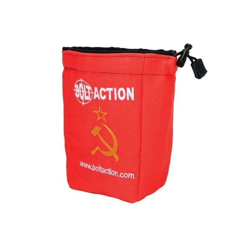 Bolt Action - Dice Bag: Soviet Hammer & Sickle