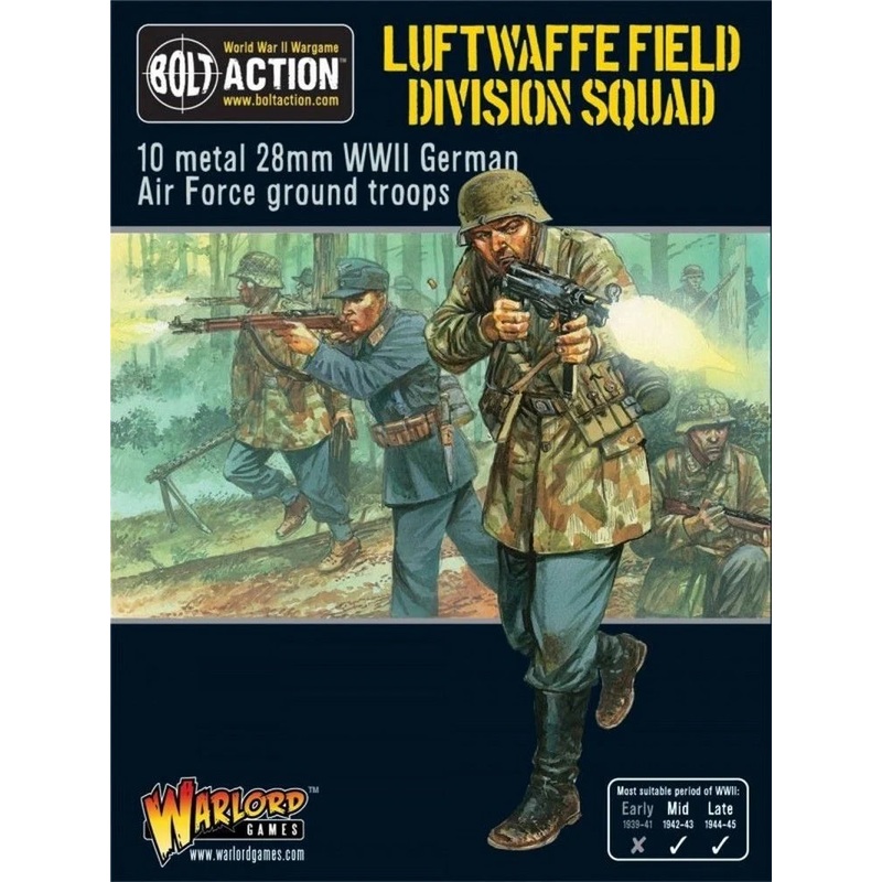 Bolt Action - Germany - Luftwaffe Field Division Squad