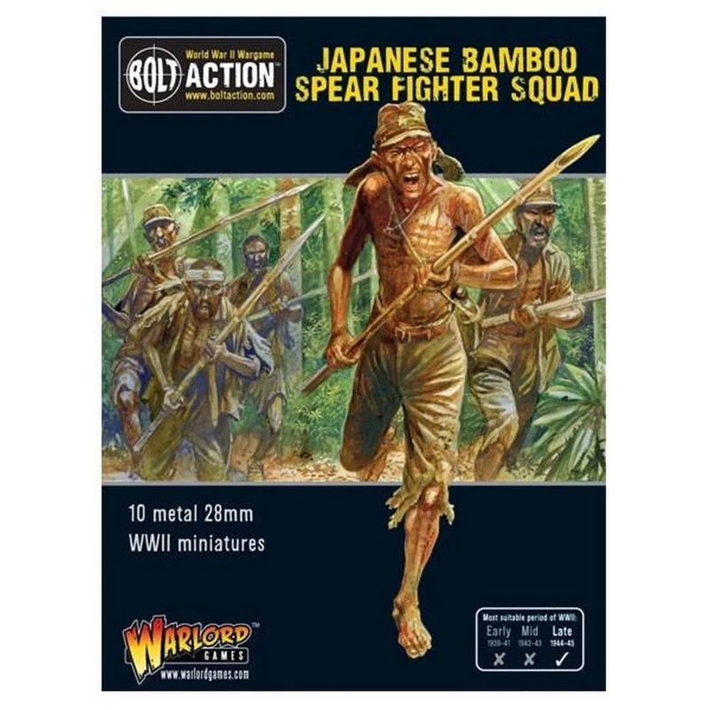 Bolt Action - Imperial Japan - Japanese Bamboo Spear Fighter Squad