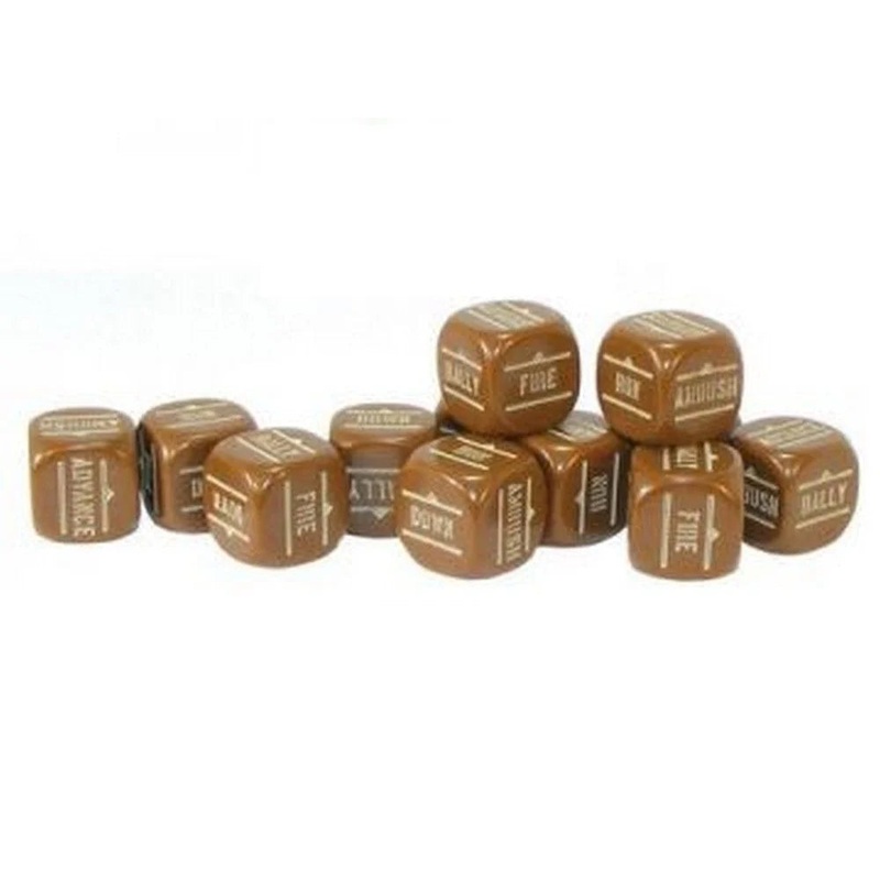 Bolt Action - Order Dice: Brown