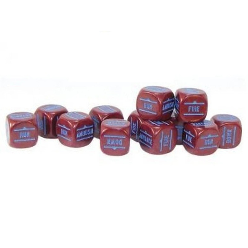 Bolt Action - Order Dice: Maroon