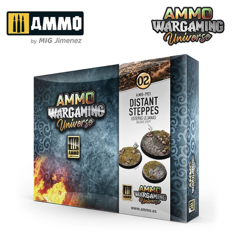 AMMO Mig - Ammo Wargaming Universe 02 - Distant Steppes Basing Set