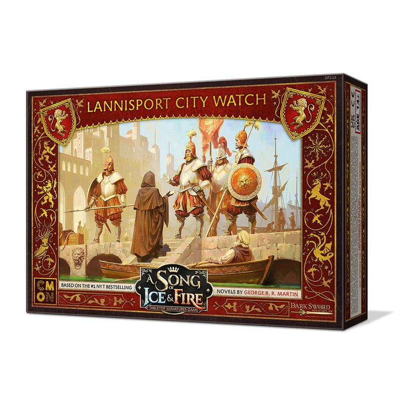 A Song of Ice and Fire: Tabletop Miniatures Game - House Lannister - Lannisport City Watch **