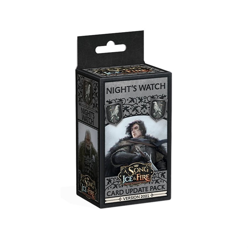 A Song of Ice and Fire: Tabletop Miniatures Game - Night's Watch - Card Update Pack 2021 **