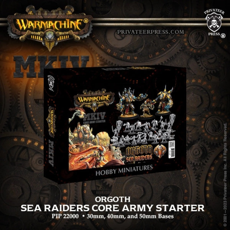 Warmachine MKIV - Orgoth Sea Raiders - Core Army Starter **
