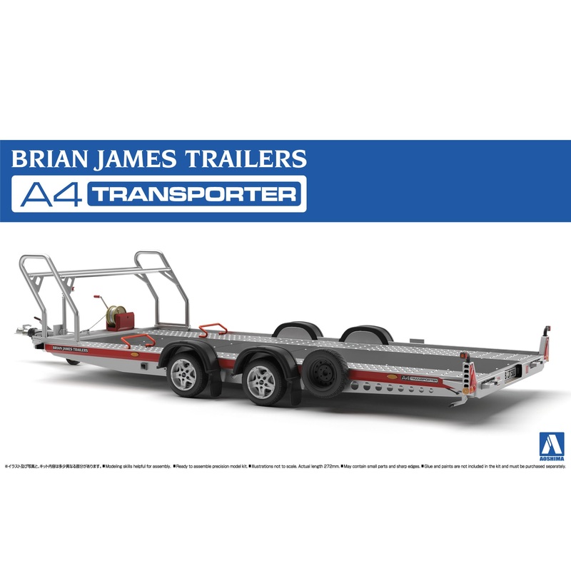 Aoshima - Brian James Trailers: A4 Transporter 1/24