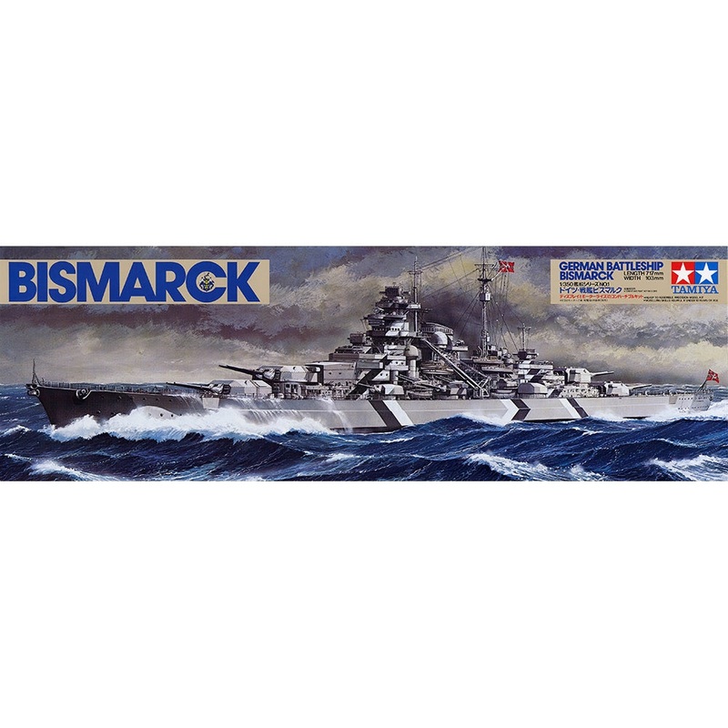 Tamiya - German Battleship Bismarck 1/350 [78013]