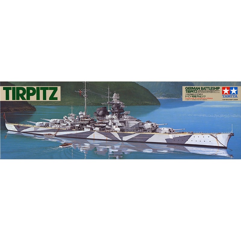Tamiya - German Battleship Tirpitz 1/350 [78015]