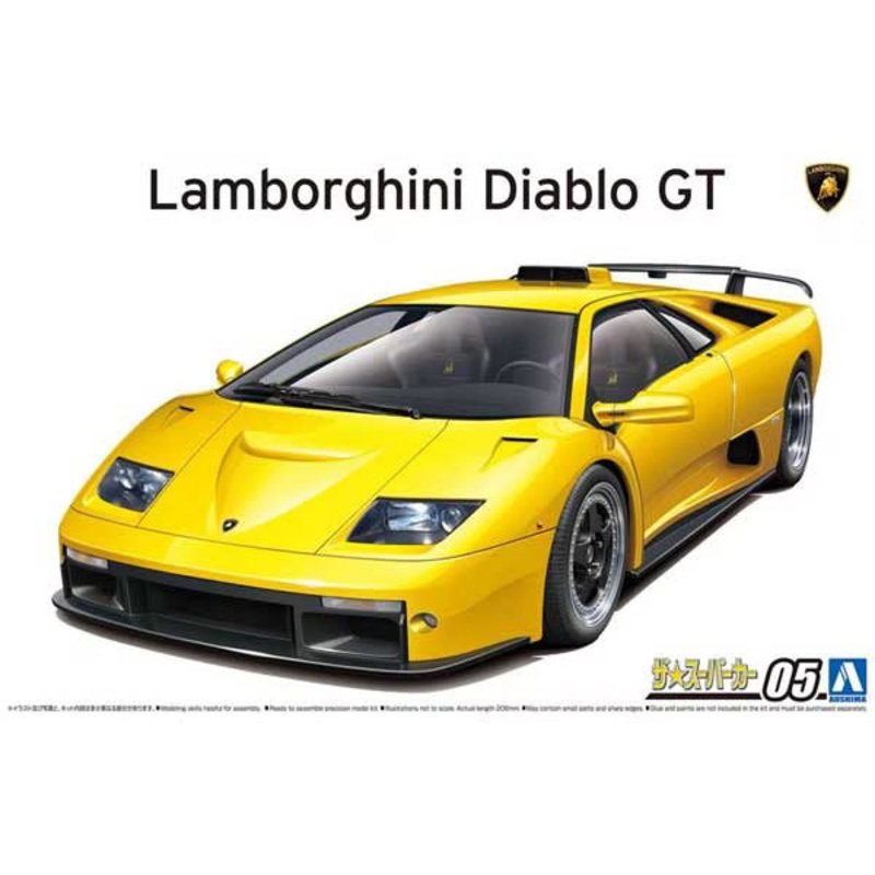 Aoshima - '99 Lamborghini Diablo GT 1/24 [SC05]