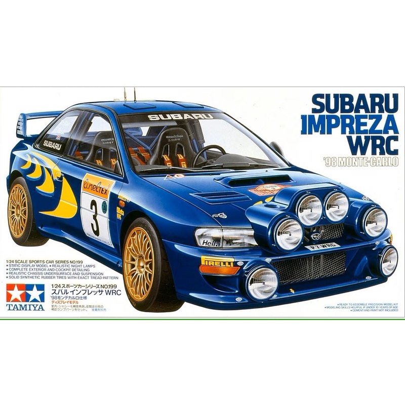Tamiya - Subaru Impreza WRC '98 Monte-Carlo 1/24 [24199]