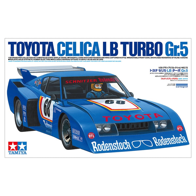 Tamiya - Toyota Celica LB Turbo Gr.5 1/20 [20072]