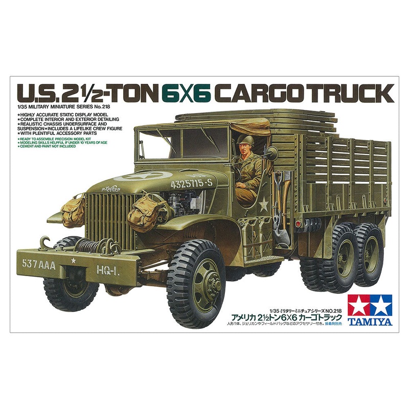 Tamiya - U.S. 2-Ton 6x6 Cargo Truck 1/35 [35218]