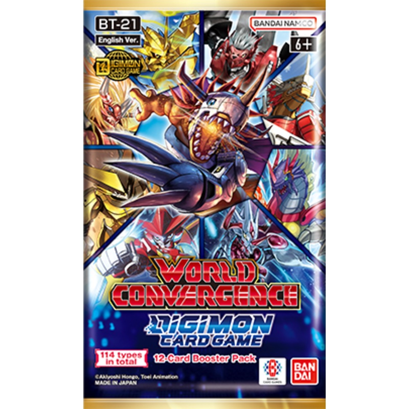 Digimon Card Game - Booster Pack  World Convergence [BT21] (Preorder)
