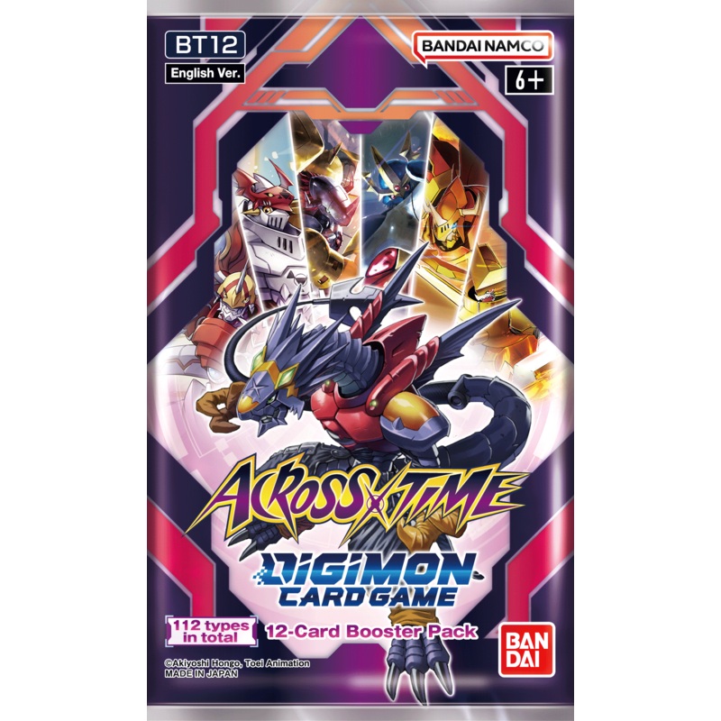 Digimon Card Game - Across Time BT12 Booster Pack