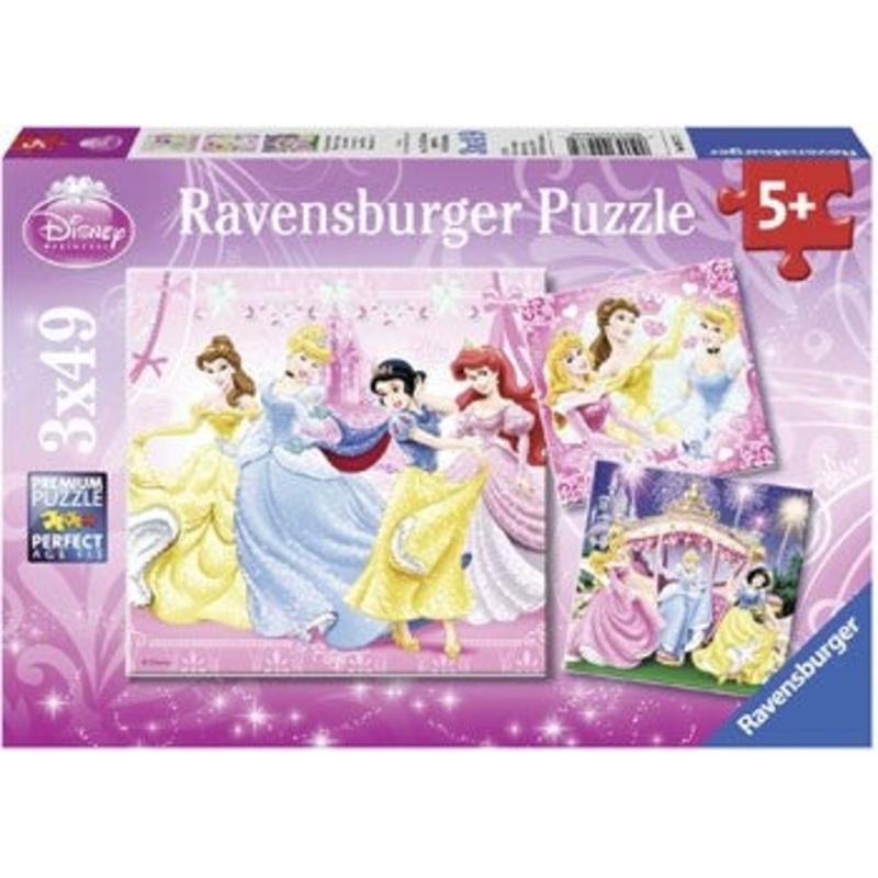 Ravensburger - Disney Princess Snow White - 3x49 Piece Jigsaw