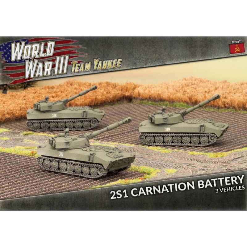 2s1 Carnation 122mm Sp Howitzer (x3)